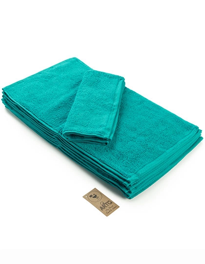 Guest Towel zum Besticken und Bedrucken in der Farbe Deep Blue mit Ihren Logo, Schriftzug oder Motiv.