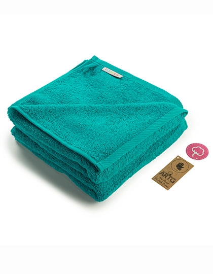 Fashion Hand Towel zum Besticken und Bedrucken in der Farbe Deep Blue mit Ihren Logo, Schriftzug oder Motiv.