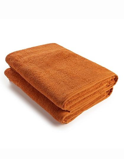 Bath Towel zum Besticken und Bedrucken in der Farbe Cinnamon mit Ihren Logo, Schriftzug oder Motiv.