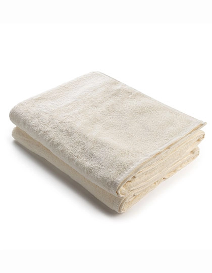 Bath Towel zum Besticken und Bedrucken in der Farbe Ivory mit Ihren Logo, Schriftzug oder Motiv.