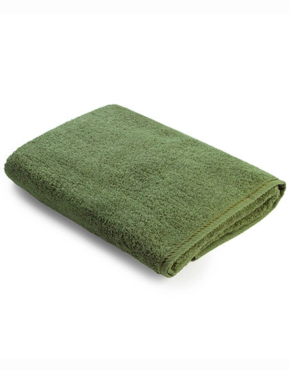 Beach Towel zum Besticken und Bedrucken in der Farbe Army Green mit Ihren Logo, Schriftzug oder Motiv.