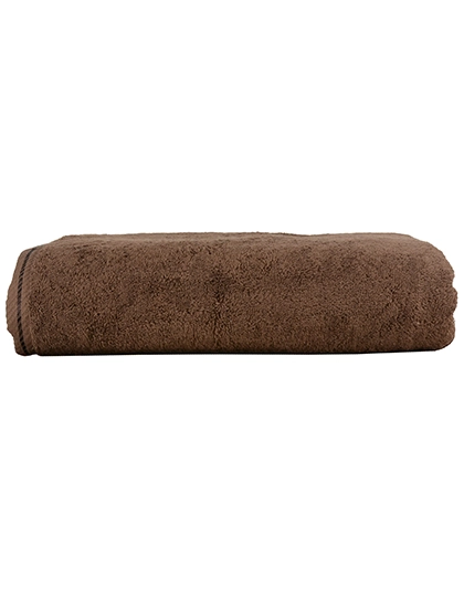 Beach Towel zum Besticken und Bedrucken in der Farbe Chocolate Brown mit Ihren Logo, Schriftzug oder Motiv.