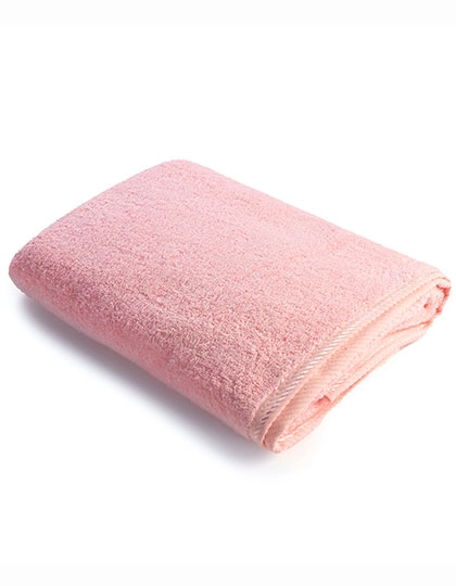 Beach Towel zum Besticken und Bedrucken in der Farbe Light Pink mit Ihren Logo, Schriftzug oder Motiv.
