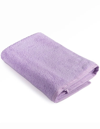 Beach Towel zum Besticken und Bedrucken in der Farbe Light Purple mit Ihren Logo, Schriftzug oder Motiv.