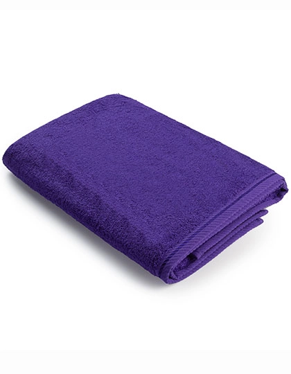 Beach Towel zum Besticken und Bedrucken in der Farbe Purple mit Ihren Logo, Schriftzug oder Motiv.