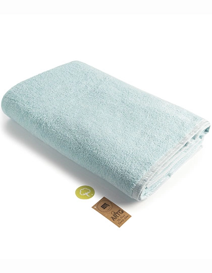 Big Towel zum Besticken und Bedrucken in der Farbe Light Blue mit Ihren Logo, Schriftzug oder Motiv.