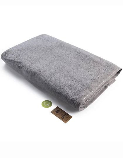 Big Towel zum Besticken und Bedrucken in der Farbe Light Grey mit Ihren Logo, Schriftzug oder Motiv.