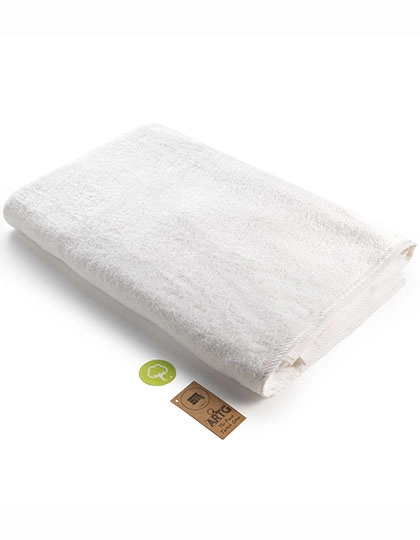 Big Towel zum Besticken und Bedrucken in der Farbe White mit Ihren Logo, Schriftzug oder Motiv.