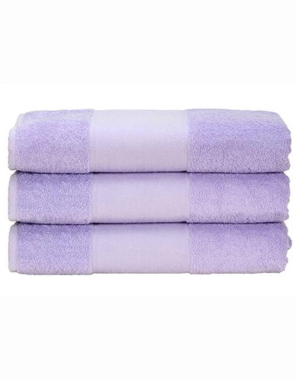 PRINT-Me® Hand Towel zum Besticken und Bedrucken in der Farbe Light Purple mit Ihren Logo, Schriftzug oder Motiv.
