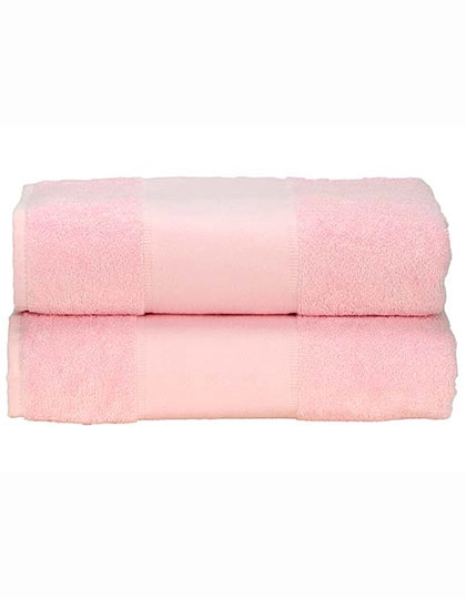 PRINT-Me® Bath Towel zum Besticken und Bedrucken in der Farbe Light Pink mit Ihren Logo, Schriftzug oder Motiv.