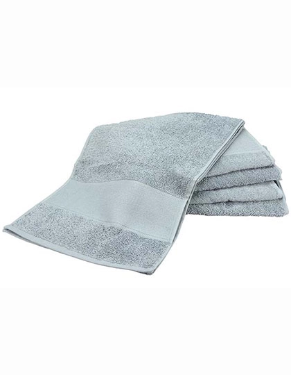 PRINT-Me® Sport Towel zum Besticken und Bedrucken in der Farbe Anthracite Grey mit Ihren Logo, Schriftzug oder Motiv.