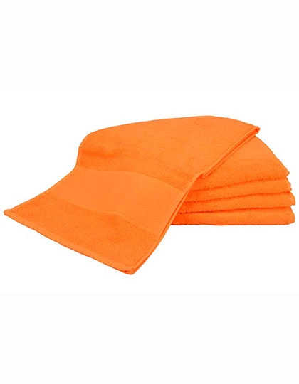 PRINT-Me® Sport Towel zum Besticken und Bedrucken in der Farbe Bright Orange mit Ihren Logo, Schriftzug oder Motiv.