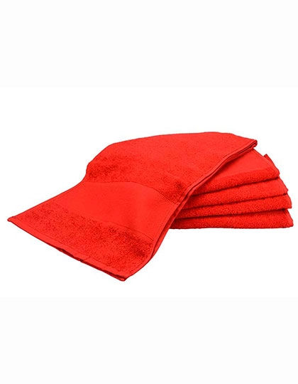 PRINT-Me® Sport Towel zum Besticken und Bedrucken in der Farbe Fire Red mit Ihren Logo, Schriftzug oder Motiv.