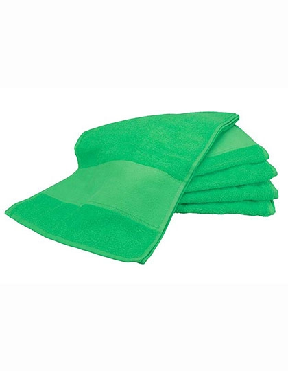 PRINT-Me® Sport Towel zum Besticken und Bedrucken in der Farbe Irish Green mit Ihren Logo, Schriftzug oder Motiv.
