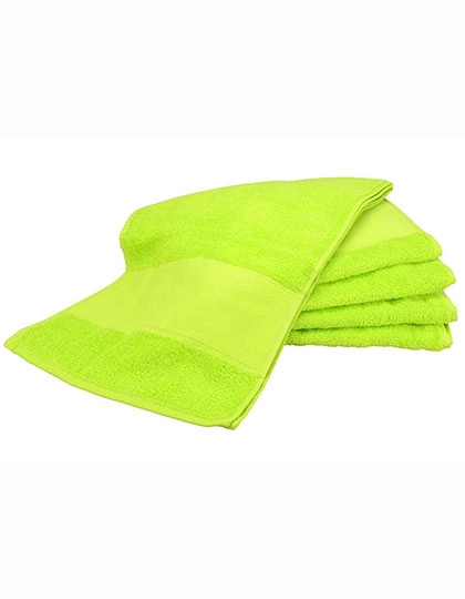 PRINT-Me® Sport Towel zum Besticken und Bedrucken in der Farbe Lime Green mit Ihren Logo, Schriftzug oder Motiv.