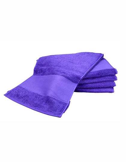 PRINT-Me® Sport Towel zum Besticken und Bedrucken in der Farbe Purple mit Ihren Logo, Schriftzug oder Motiv.
