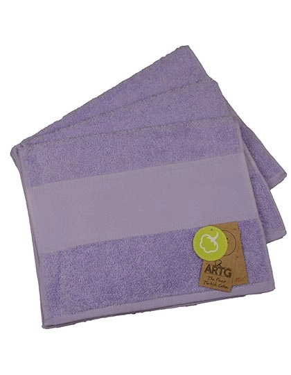 PRINT-Me® Guest Towel zum Besticken und Bedrucken in der Farbe Light Purple mit Ihren Logo, Schriftzug oder Motiv.