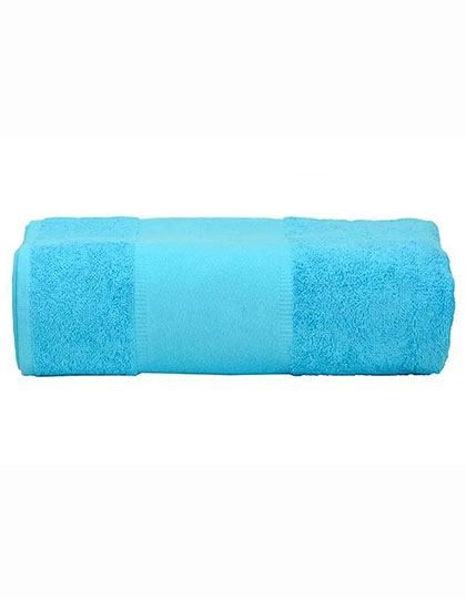 PRINT-Me® Big Towel zum Besticken und Bedrucken in der Farbe Aqua Blue mit Ihren Logo, Schriftzug oder Motiv.