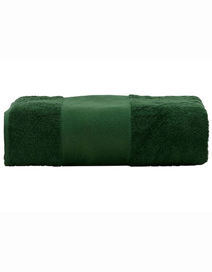 PRINT-Me® Big Towel zum Besticken und Bedrucken in der Farbe Dark Green mit Ihren Logo, Schriftzug oder Motiv.