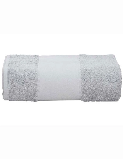 PRINT-Me® Big Towel zum Besticken und Bedrucken in der Farbe Light Grey mit Ihren Logo, Schriftzug oder Motiv.