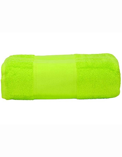 PRINT-Me® Big Towel zum Besticken und Bedrucken in der Farbe Lime Green mit Ihren Logo, Schriftzug oder Motiv.
