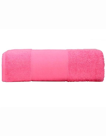 PRINT-Me® Big Towel zum Besticken und Bedrucken in der Farbe Pink mit Ihren Logo, Schriftzug oder Motiv.