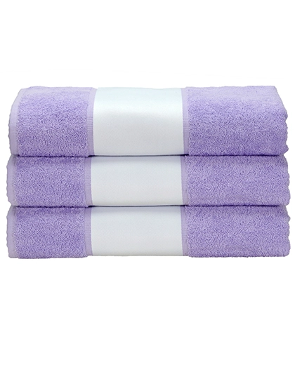 SUBLI-Me® Hand Towel zum Besticken und Bedrucken in der Farbe Light Purple mit Ihren Logo, Schriftzug oder Motiv.