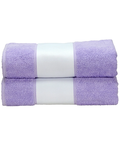 SUBLI-Me® Bath Towel zum Besticken und Bedrucken in der Farbe Light Purple mit Ihren Logo, Schriftzug oder Motiv.