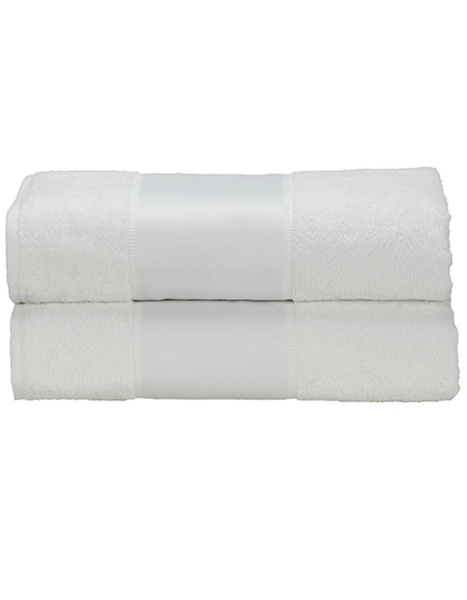 SUBLI-Me® Bath Towel zum Besticken und Bedrucken in der Farbe White mit Ihren Logo, Schriftzug oder Motiv.