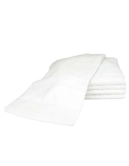 SUBLI-Me® Sport Towel zum Besticken und Bedrucken in der Farbe White mit Ihren Logo, Schriftzug oder Motiv.