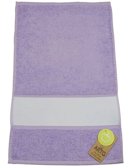 SUBLI-Me® Guest Towel zum Besticken und Bedrucken in der Farbe Light Purple mit Ihren Logo, Schriftzug oder Motiv.