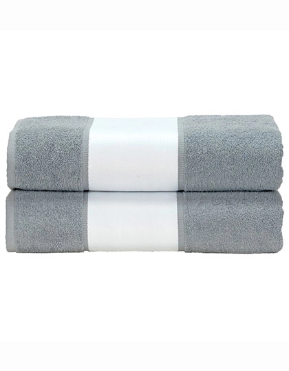 SUBLI-Me® Big Towel zum Besticken und Bedrucken in der Farbe Anthracite Grey mit Ihren Logo, Schriftzug oder Motiv.