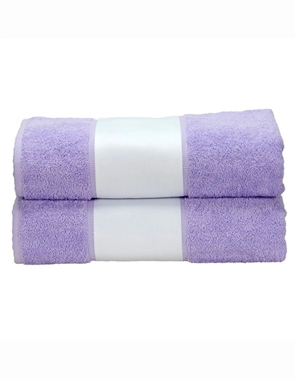 SUBLI-Me® Big Towel zum Besticken und Bedrucken in der Farbe Light Purple mit Ihren Logo, Schriftzug oder Motiv.