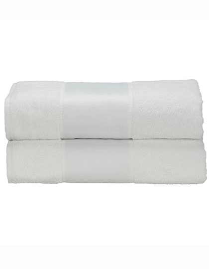 SUBLI-Me® Big Towel zum Besticken und Bedrucken in der Farbe White mit Ihren Logo, Schriftzug oder Motiv.