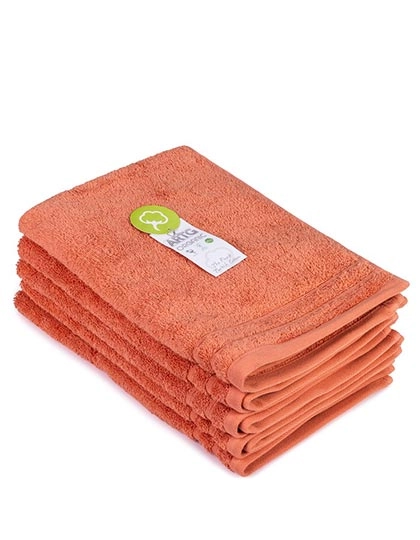 Organic Guest Towel zum Besticken und Bedrucken in der Farbe Rose mit Ihren Logo, Schriftzug oder Motiv.
