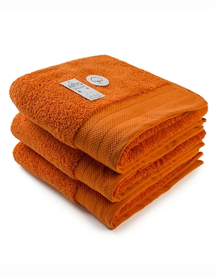 Hand Towel Excellent Deluxe zum Besticken und Bedrucken in der Farbe Cinnamon mit Ihren Logo, Schriftzug oder Motiv.