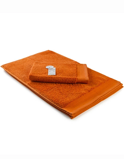 Guest Towel Excellent Deluxe zum Besticken und Bedrucken in der Farbe Cinnamon mit Ihren Logo, Schriftzug oder Motiv.
