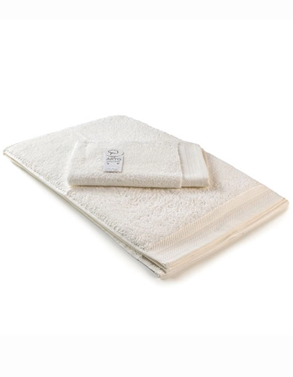 Guest Towel Excellent Deluxe zum Besticken und Bedrucken in der Farbe True White mit Ihren Logo, Schriftzug oder Motiv.
