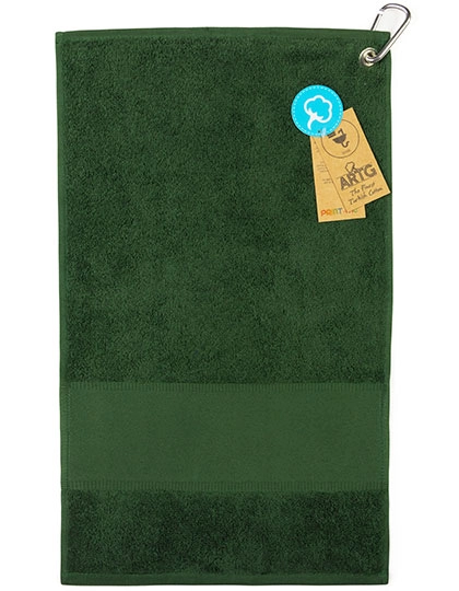 PRINT-Me® GOLF Towel zum Besticken und Bedrucken in der Farbe Dark Green mit Ihren Logo, Schriftzug oder Motiv.