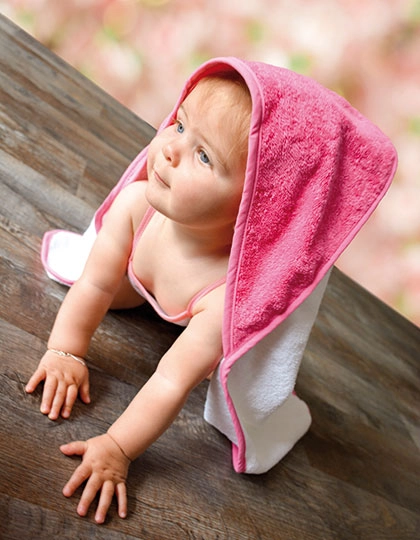 Babiezz® Hooded Towel zum Besticken und Bedrucken mit Ihren Logo, Schriftzug oder Motiv.