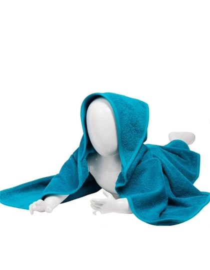 Babiezz® Hooded Towel zum Besticken und Bedrucken in der Farbe Deep Blue-Deep Blue-Deep Blue mit Ihren Logo, Schriftzug oder Motiv.