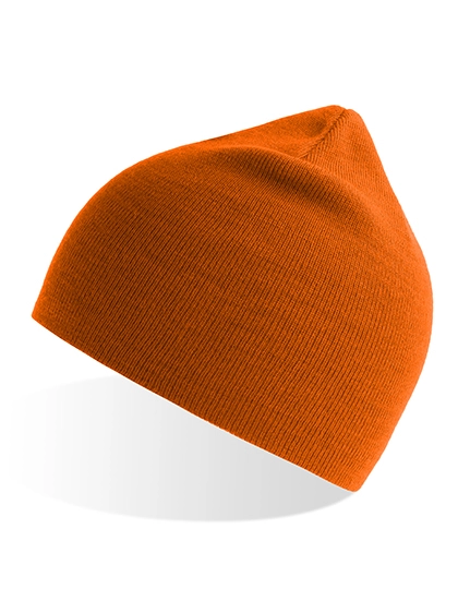Holly Beanie zum Besticken und Bedrucken in der Farbe Orange mit Ihren Logo, Schriftzug oder Motiv.