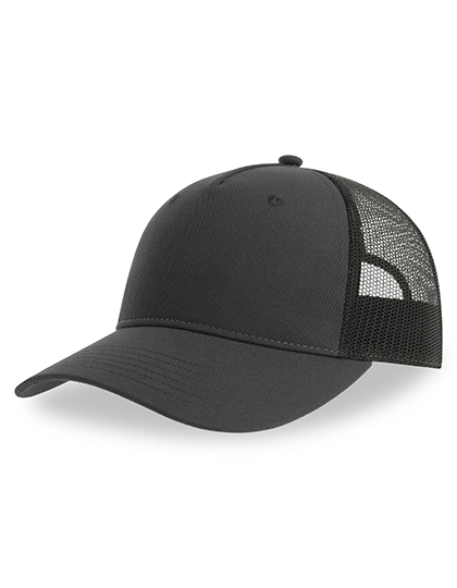 Zion Cap zum Besticken und Bedrucken in der Farbe Dark Grey-Black mit Ihren Logo, Schriftzug oder Motiv.