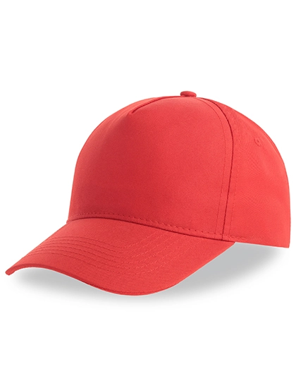 Recy Five Cap zum Besticken und Bedrucken in der Farbe Red mit Ihren Logo, Schriftzug oder Motiv.
