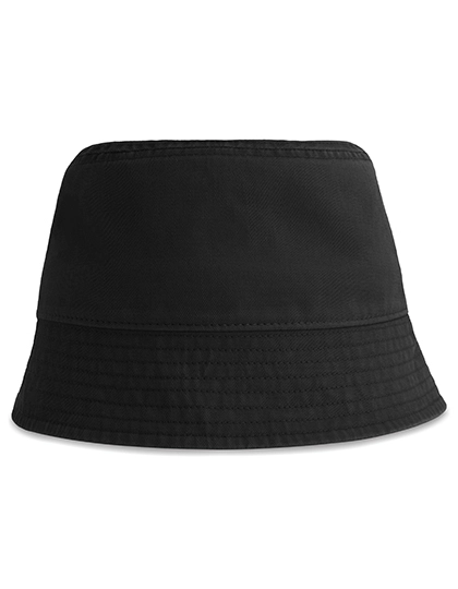 Powell Bucket Hat zum Besticken und Bedrucken in der Farbe Black mit Ihren Logo, Schriftzug oder Motiv.