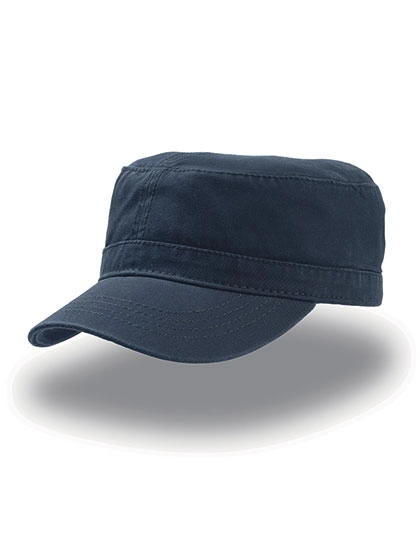 Uniform Cap zum Besticken und Bedrucken in der Farbe Navy mit Ihren Logo, Schriftzug oder Motiv.