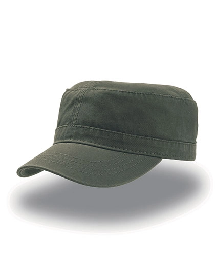 Uniform Cap zum Besticken und Bedrucken in der Farbe Olive mit Ihren Logo, Schriftzug oder Motiv.
