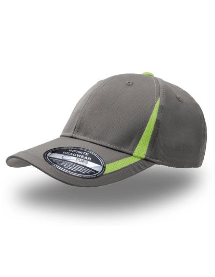 Jogging Cap zum Besticken und Bedrucken in der Farbe Grey-Green mit Ihren Logo, Schriftzug oder Motiv.
