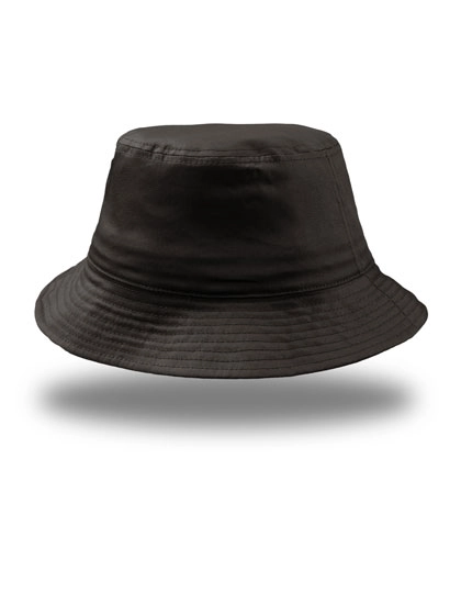 Bucket Cotton Hat zum Besticken und Bedrucken in der Farbe Black mit Ihren Logo, Schriftzug oder Motiv.
