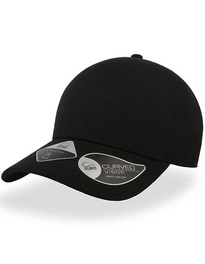 Uni-Cap Piquét zum Besticken und Bedrucken in der Farbe Black mit Ihren Logo, Schriftzug oder Motiv.